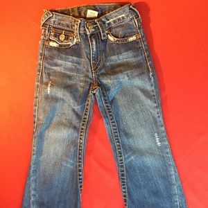 Authentic True Religion boys girls blue jeans sz 5